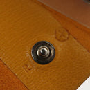 HERMES Kaierure roll Note Cover Leather Yellow Auth bs19753-11