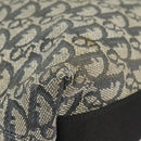 Christian Dior Trotter Canvas Shoulder Bag Navy Silver Auth bs19758-17