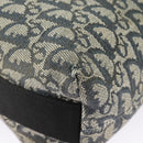 Christian Dior Trotter Canvas Shoulder Bag Navy Silver Auth bs19758-18