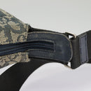 Christian Dior Trotter Canvas Shoulder Bag Navy Silver Auth bs19758-20