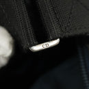Christian Dior Trotter Canvas Shoulder Bag Navy Silver Auth bs19758-9