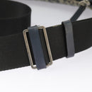 Christian Dior Trotter Canvas Shoulder Bag Navy Silver Auth bs19758-14