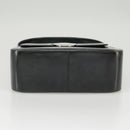 Salvatore Ferragamo Hand Bag Leather 2way Black Silver Auth bs19766-5