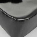 Salvatore Ferragamo Hand Bag Leather 2way Black Silver Auth bs19766-15
