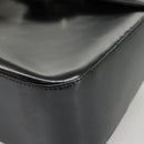 Salvatore Ferragamo Hand Bag Leather 2way Black Silver Auth bs19766-16