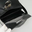 Salvatore Ferragamo Hand Bag Leather 2way Black Silver Auth bs19766-20
