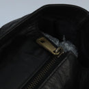 BALLY Tote Bag Leather Black Silver Gold Auth bs19767-10