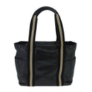 BALLY Tote Bag Leather Black Silver Gold Auth bs19767-13