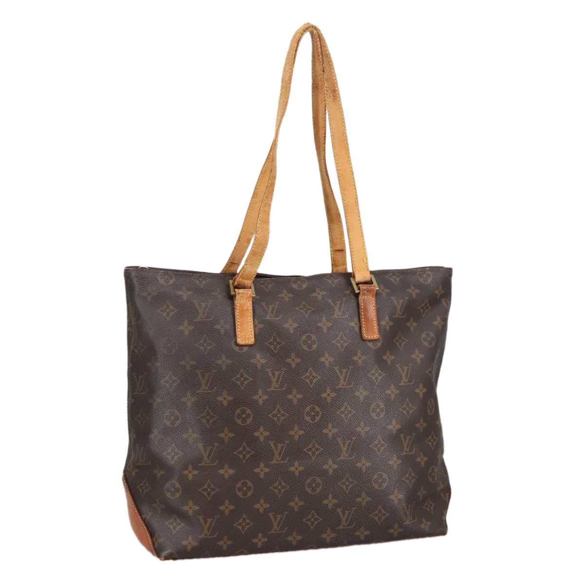 LOUIS VUITTON Monogram Cabas Mezzo Tote Bag M51151 LV Auth bs19780