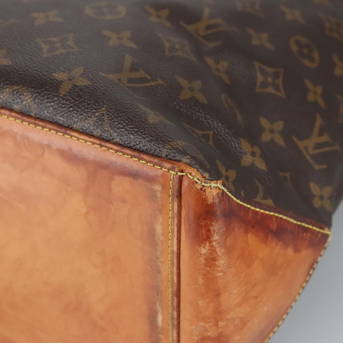 LOUIS VUITTON Monogram Cabas Mezzo Tote Bag M51151 LV Auth bs19780