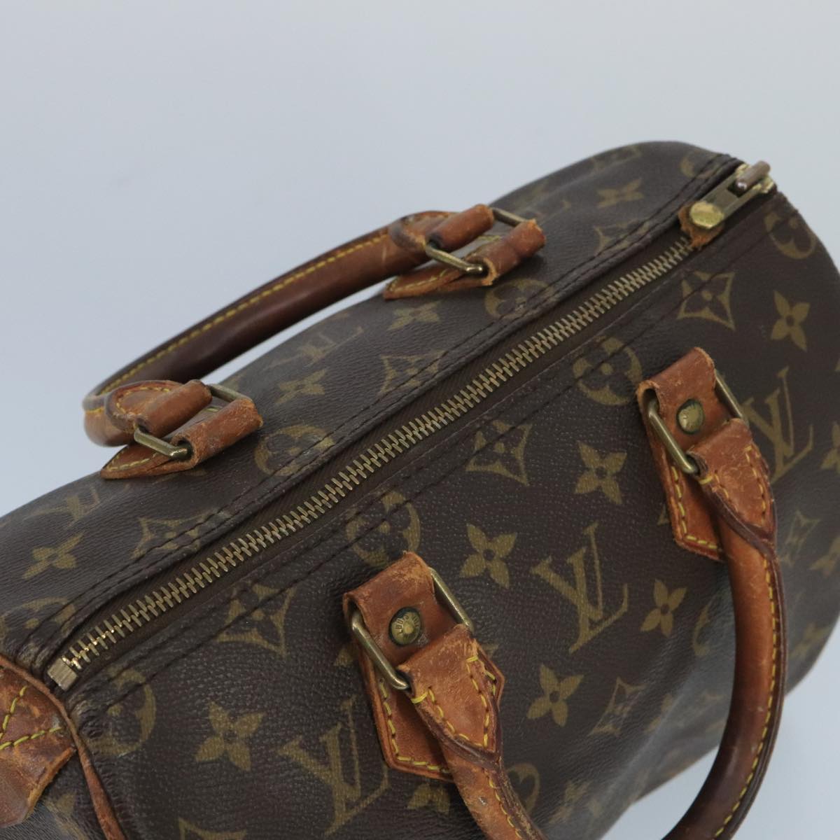 LOUIS VUITTON Monogram Speedy 25 Hand Bag M41528 LV Auth bs19801