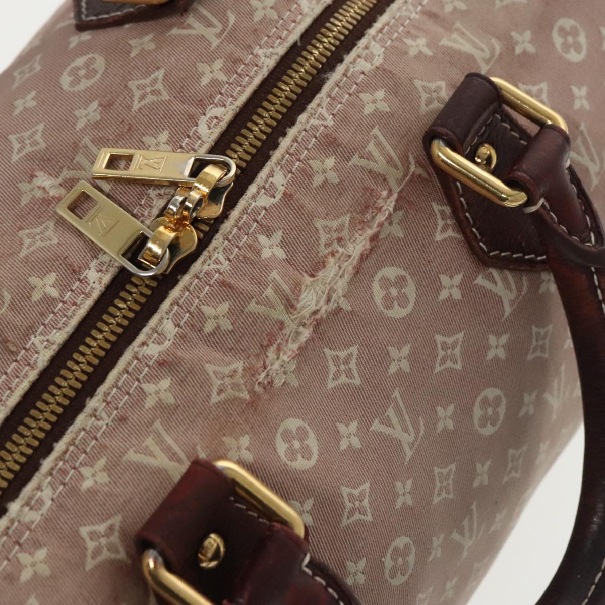 LOUIS VUITTON Idylle Speedy Bandouliere 30 Bag 2way Sepia M56704 LV Auth bs19803