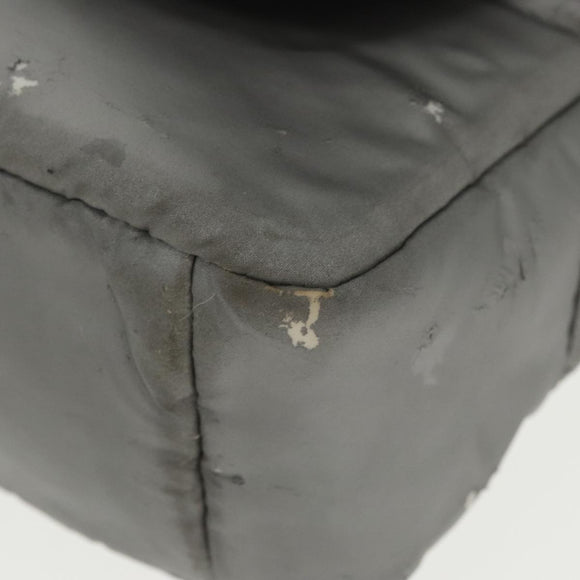 CHANEL Coco Cocoon Shoulder Bag Silver CC Auth bs19808