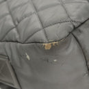 CHANEL Coco Cocoon Shoulder Bag Silver CC Auth bs19808-16