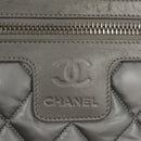 CHANEL Coco Cocoon Shoulder Bag Silver CC Auth bs19808-18