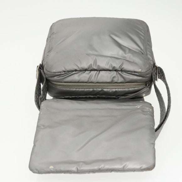 CHANEL Coco Cocoon Shoulder Bag Silver CC Auth bs19808