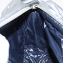 CHANEL Coco Cocoon Shoulder Bag Silver CC Auth bs19808-24