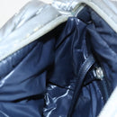 CHANEL Coco Cocoon Shoulder Bag Silver CC Auth bs19808-25