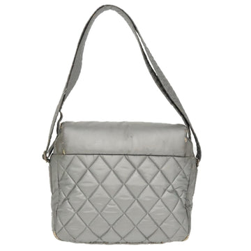 CHANEL Coco Cocoon Shoulder Bag Silver CC Auth bs19808 - 0