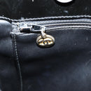 CHANEL Tote Bag Patent Leather Black Gold CC Auth bs19813-25