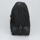 GUCCI Clutch Bag Canvas Black Silver 014 1133 Auth bs19825-4