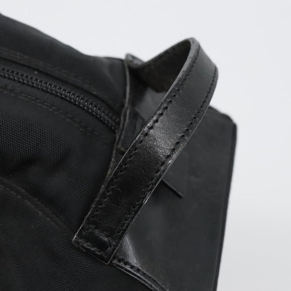 GUCCI Clutch Bag Canvas Black Silver 014 1133 Auth bs19825