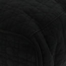 Christian Dior Canage Hand Bag Nylon Black Gold Auth bs19828-16