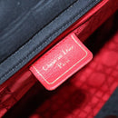 Christian Dior Canage Hand Bag Nylon Black Gold Auth bs19828-17