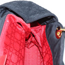 Christian Dior Canage Hand Bag Nylon Black Gold Auth bs19828-18