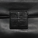 GIVENCHY Hand Bag Leather Black Gold Auth bs19834-10