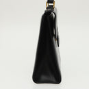 GIVENCHY Hand Bag Leather Black Gold Auth bs19834-3