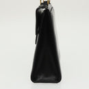 GIVENCHY Hand Bag Leather Black Gold Auth bs19834-4