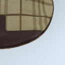 BURBERRY Nova Check Shoulder Bag Canvas Leather Beige Brown Gold Auth bs19838-9