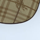 BURBERRY Nova Check Shoulder Bag Canvas Leather Beige Brown Gold Auth bs19838-16