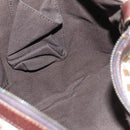 BURBERRY Nova Check Shoulder Bag Canvas Leather Beige Brown Gold Auth bs19838-18