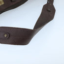 BURBERRY Nova Check Shoulder Bag Canvas Leather Beige Brown Gold Auth bs19838-7