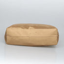 PRADA Tote Bag Satin Gold Tone Gold Auth bs19851-5