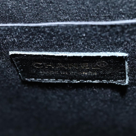 CHANEL Mademoiselle Choco Bar line Tote Bag Leather Red CC Auth bs19852V