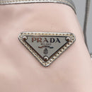 PRADA Tote Bag Nylon Pink Silver Auth bs19866-10