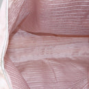 PRADA Tote Bag Nylon Pink Silver Auth bs19866-11