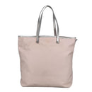 PRADA Tote Bag Nylon Pink Silver Auth bs19866-2