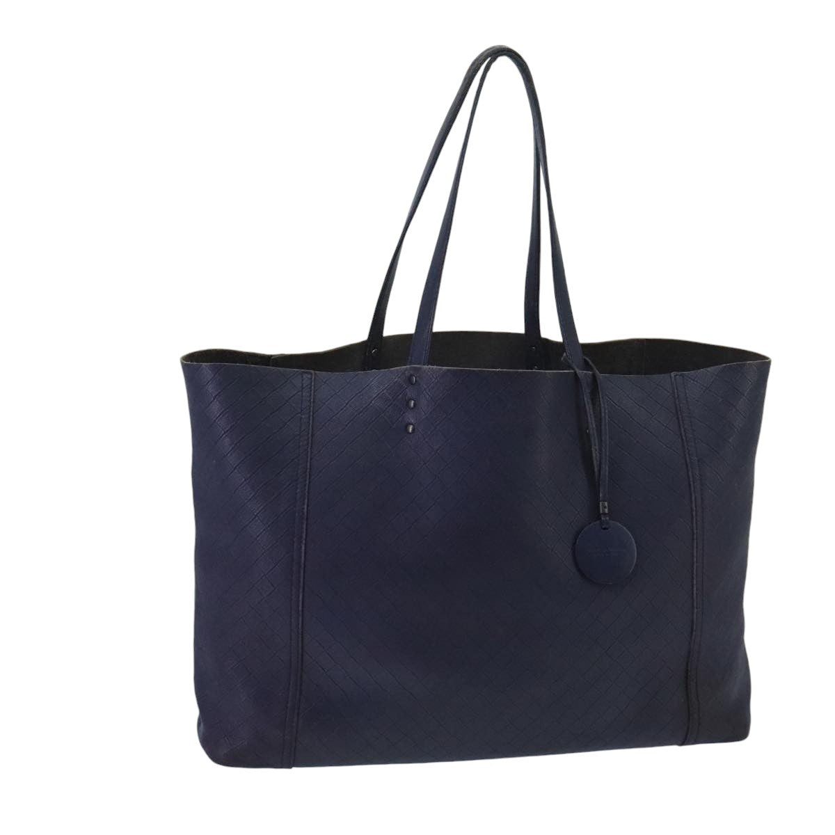 BOTTEGA VENETA Tote Bag Leather Navy Auth bs19877