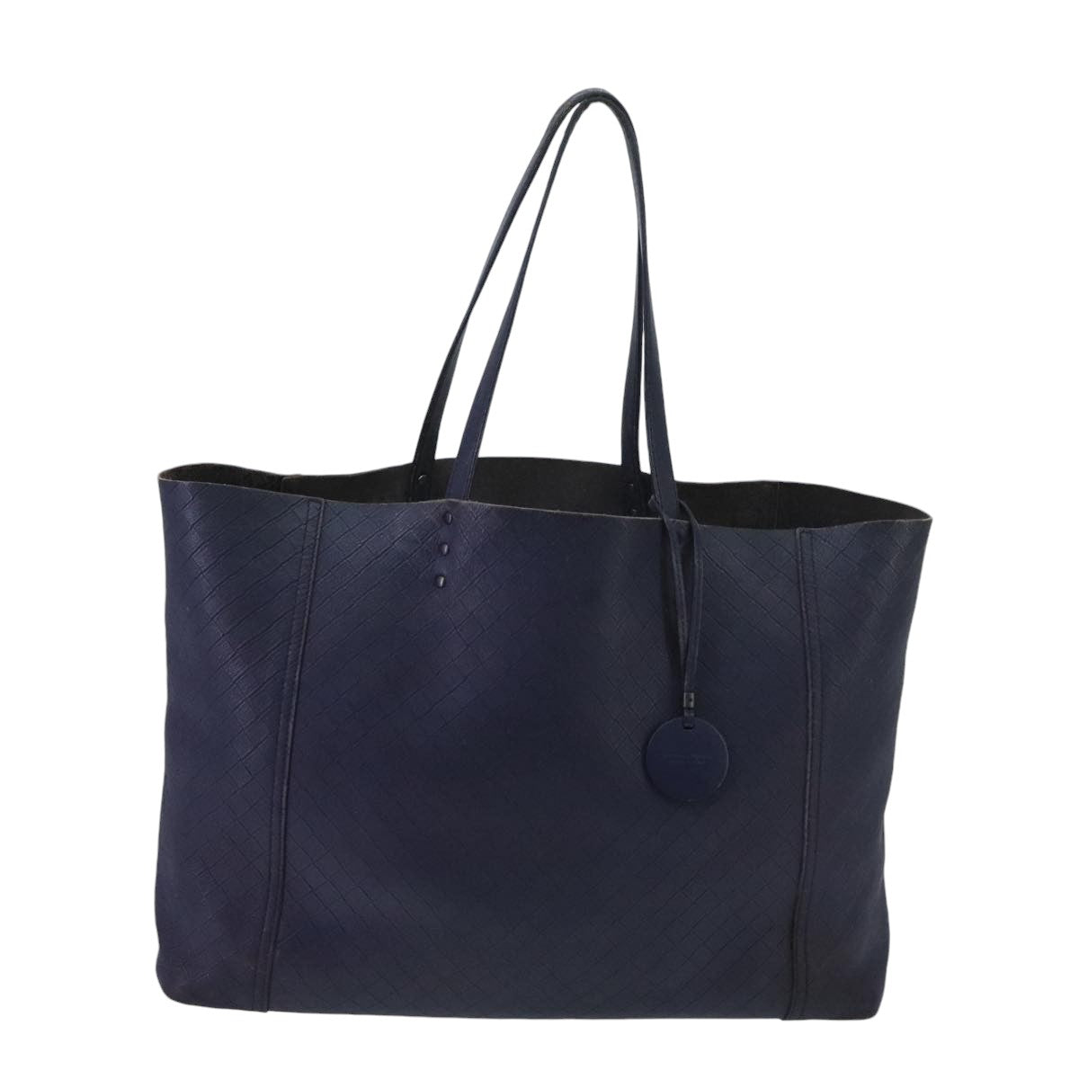 BOTTEGA VENETA Tote Bag Leather Navy Auth bs19877 - 0