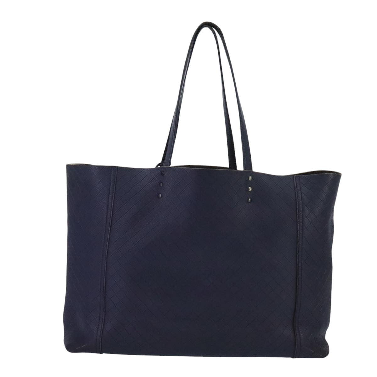 BOTTEGA VENETA Tote Bag Leather Navy Auth bs19877