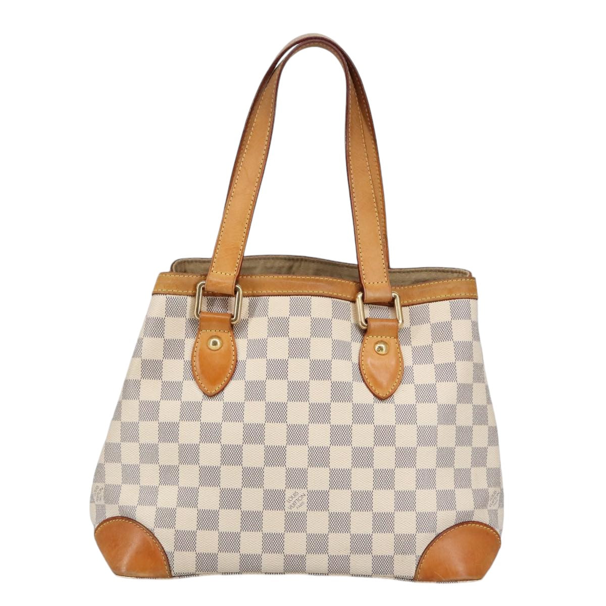 LOUIS VUITTON Damier Azur Hampstead PM Tote Bag N51207 LV Auth bs19888