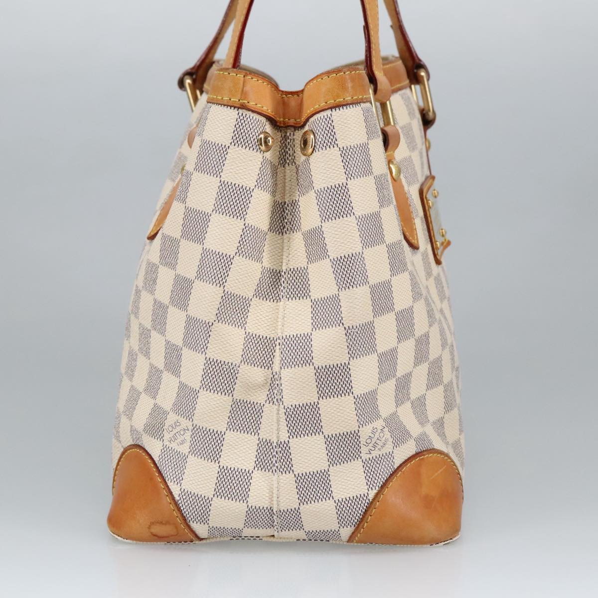 LOUIS VUITTON Damier Azur Hampstead PM Tote Bag N51207 LV Auth bs19888