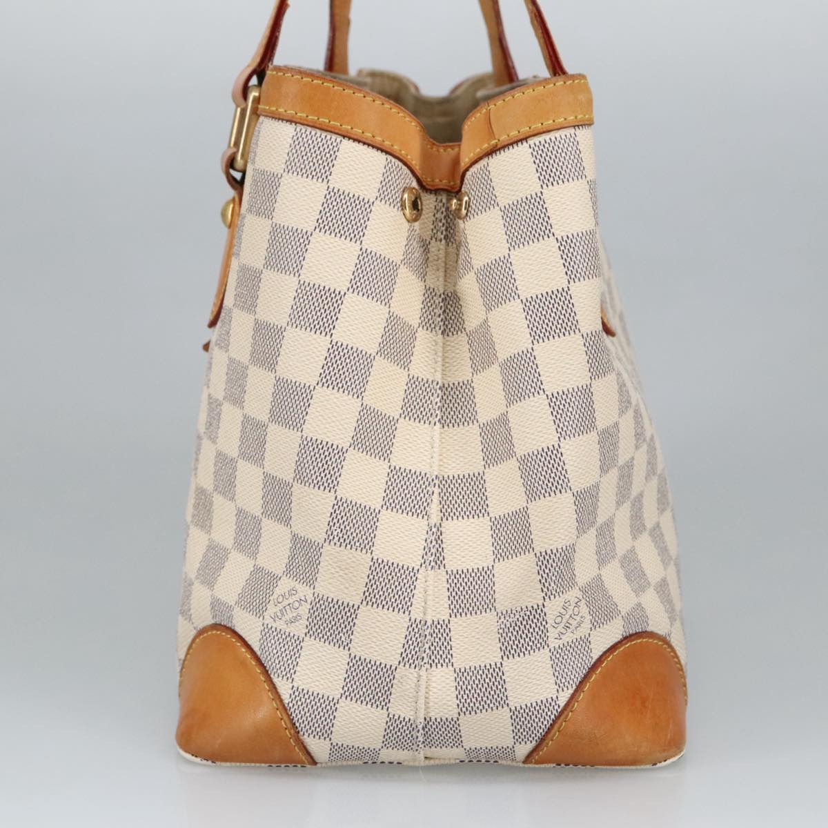 LOUIS VUITTON Damier Azur Hampstead PM Tote Bag N51207 LV Auth bs19888