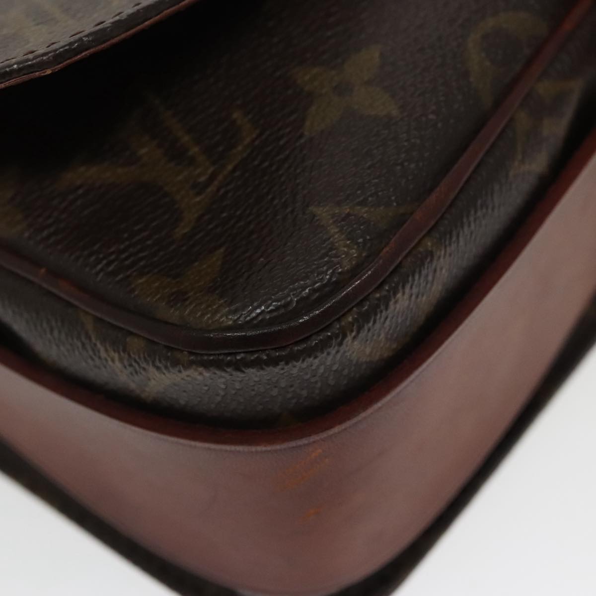 LOUIS VUITTON Monogram Cartouchiere MM Shoulder Bag M51253 LV Auth bs19893