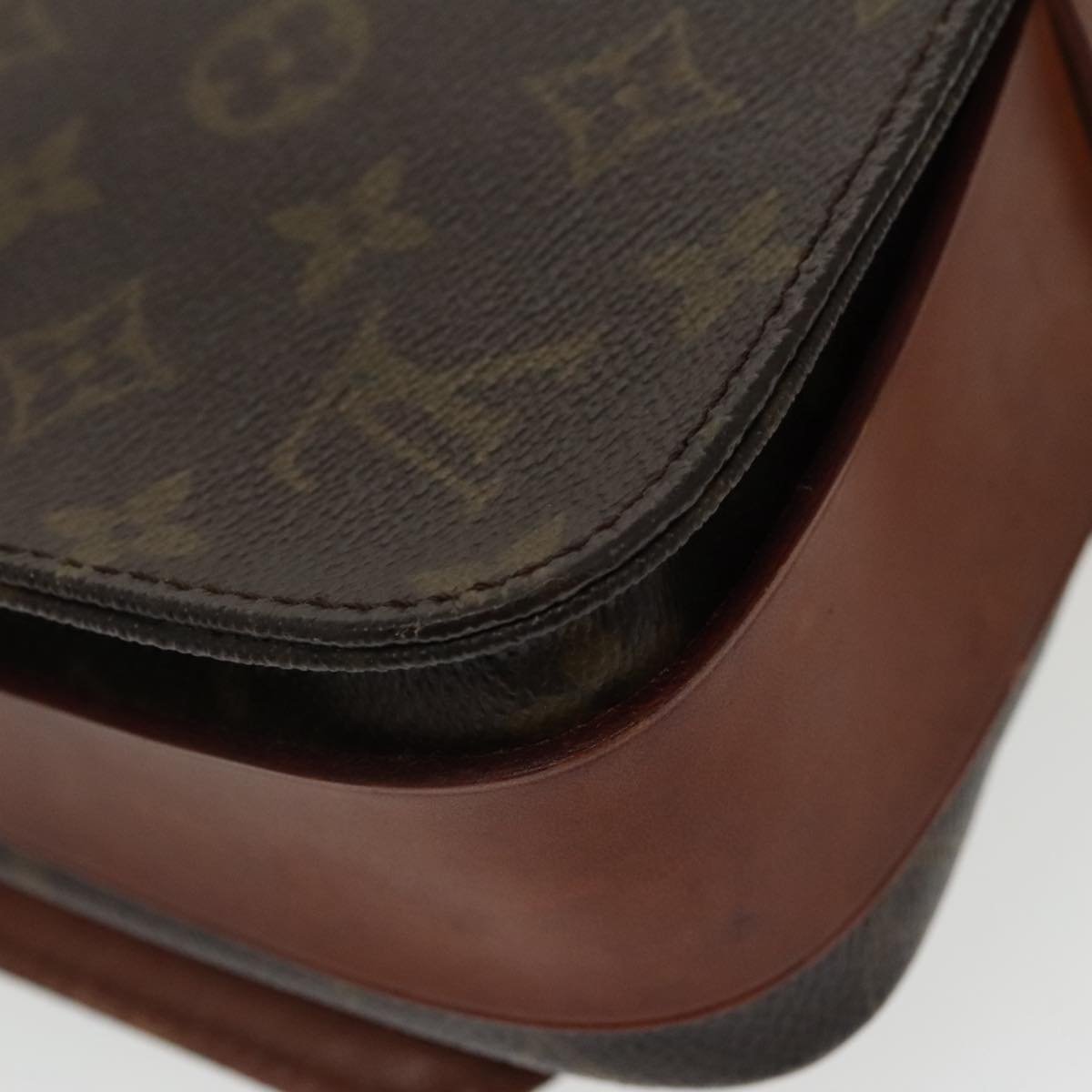 LOUIS VUITTON Monogram Cartouchiere MM Shoulder Bag M51253 LV Auth bs19893