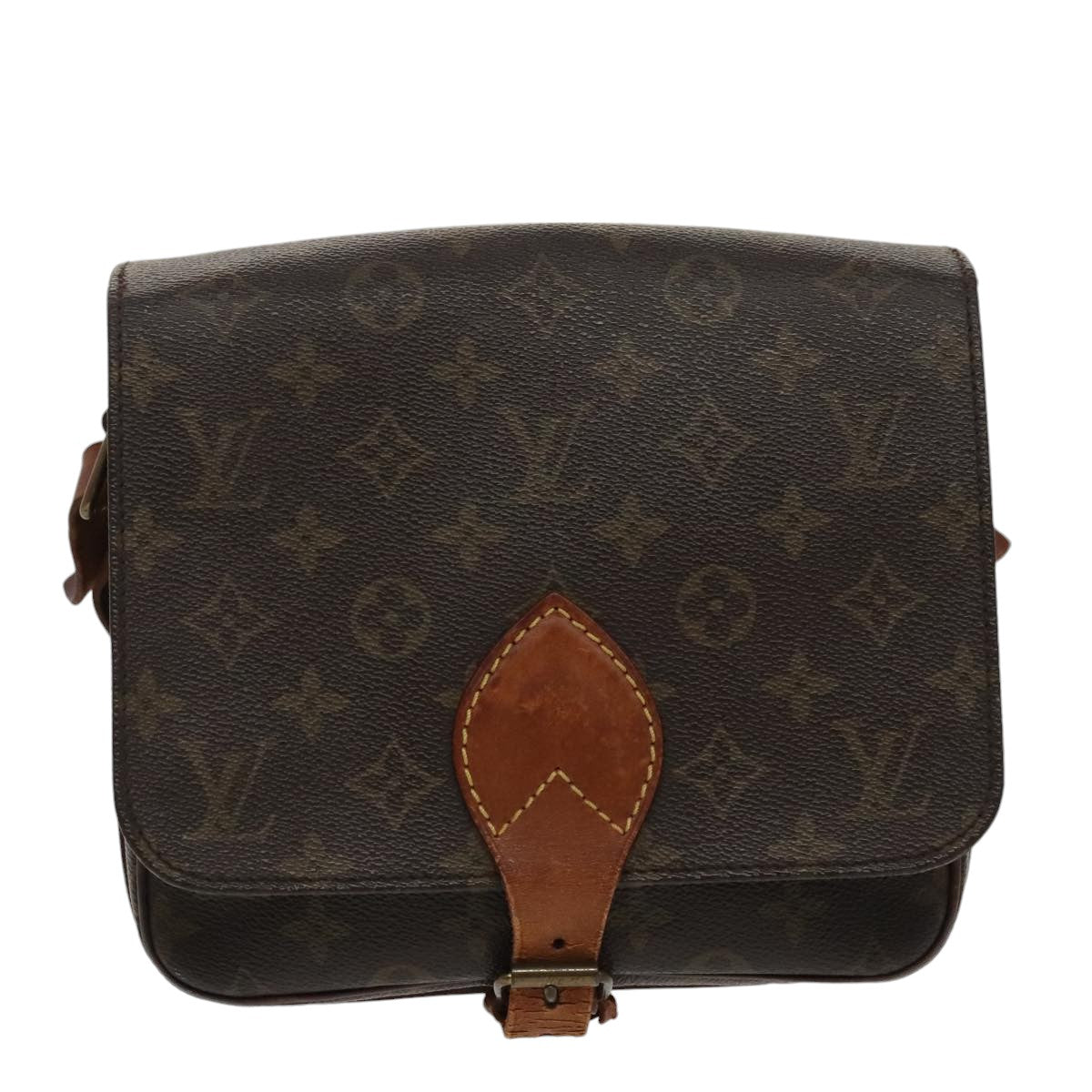 LOUIS VUITTON Monogram Cartouchiere MM Shoulder Bag M51253 LV Auth bs19893 - 0